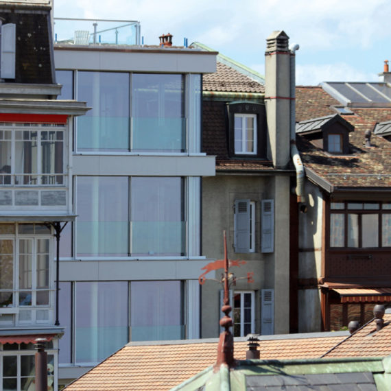 1. L’agrandissement et la transformation du bâtiment à la rue Saint-Jean à Nyon